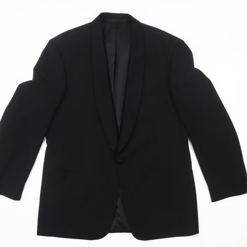 Marks and Spencer Men’s Black 42” M Shawl Lapel Tuxedo Suit Jacket