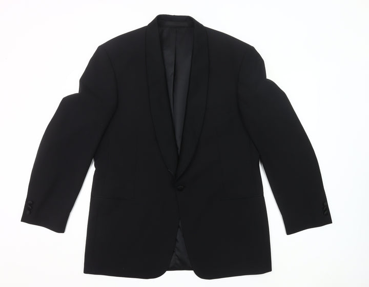 Marks and Spencer Men’s Black 42” M Shawl Lapel Tuxedo Suit Jacket