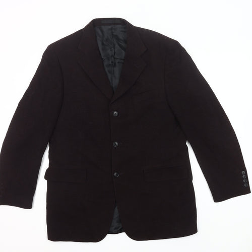 Marks and Spencer Men’s Plum Blazer Jacket 40 Chest Medium Wool Blend
