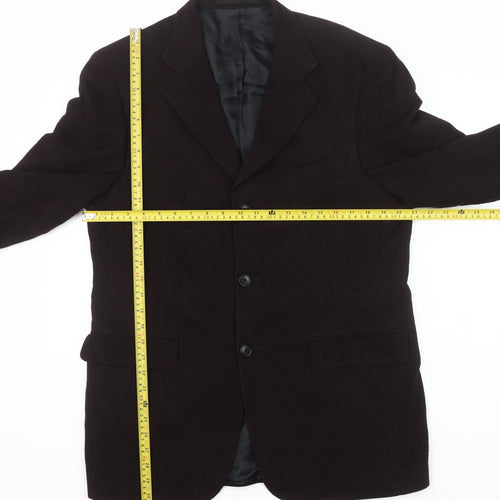 Marks and Spencer Men’s Plum Blazer Jacket 40 Chest Medium Wool Blend