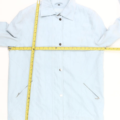 Katherine Hammond Womens Blue Size 16 Mid-Length Casual Jacket