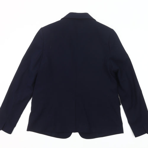 Marks and Spencer Women’s Blue Blazer Size 12 Single-Breasted Jacket