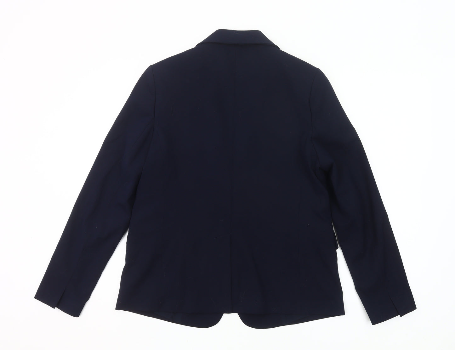 Marks and Spencer Women’s Blue Blazer Size 12 Single-Breasted Jacket