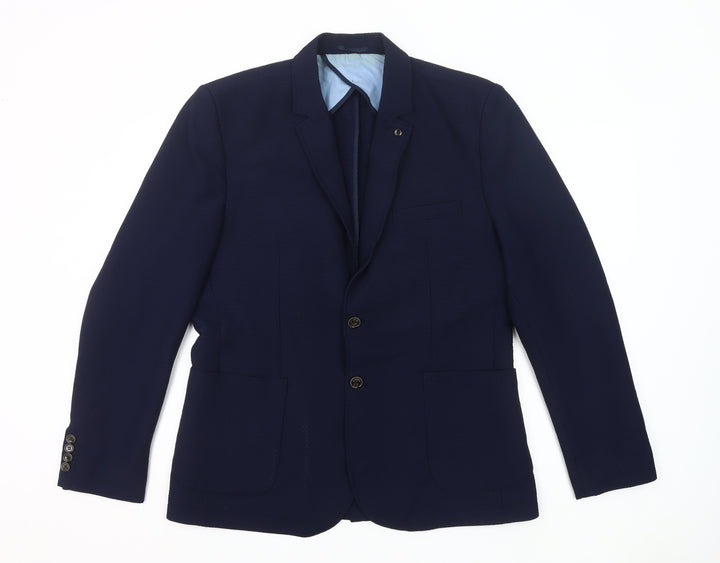 LC Waikiki Men’s Blue 2XL Blazer Jacket Smart Casual