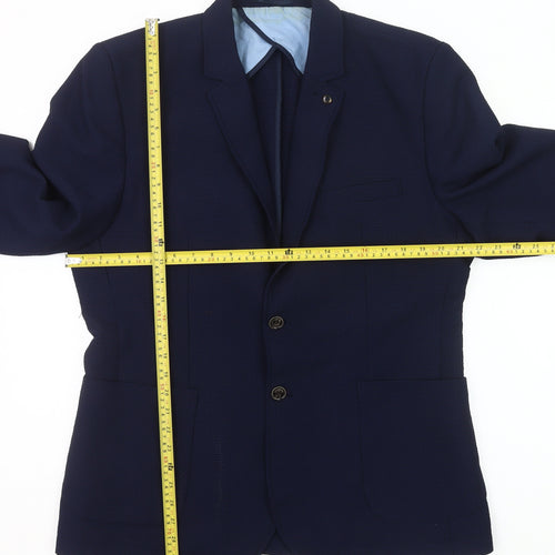 LC Waikiki Men’s Blue 2XL Blazer Jacket Smart Casual