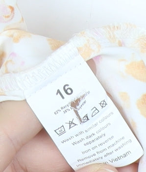 Dorothy Perkins Women’s Multicoloured Floral Tunic Blouse Size 16
