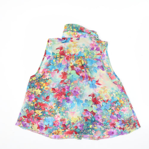 Atmosphere Womens Multicoloured Floral Sleeveless Blouse UK 10