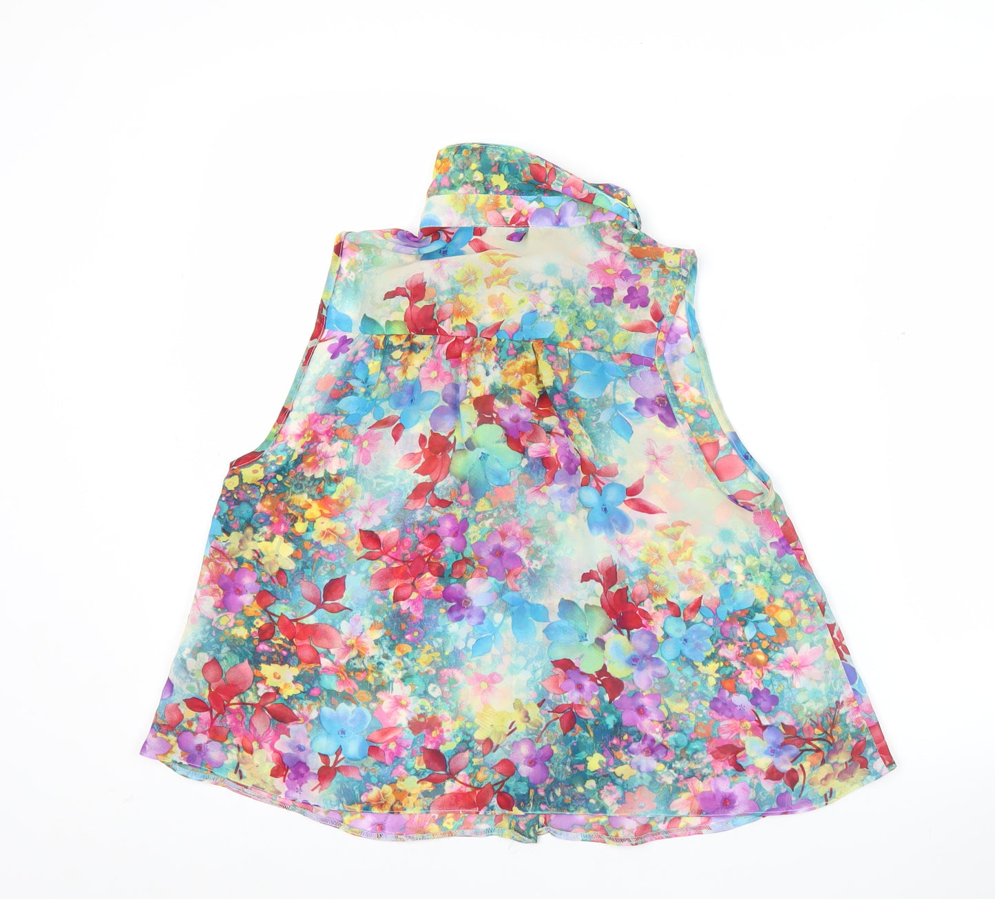 Atmosphere Womens Multicoloured Floral Sleeveless Blouse UK 10