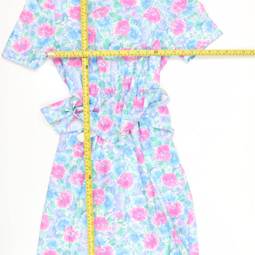 Marks and Spencer Women’s Multicoloured Floral Sheath Dress Size 10