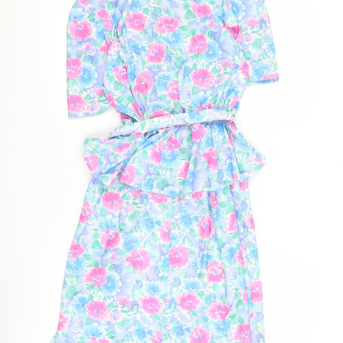 Marks and Spencer Women’s Multicoloured Floral Sheath Dress Size 10