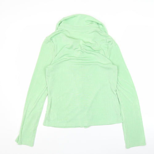 Daisy Street Womens Green Size 14 Collared Button-Up Top