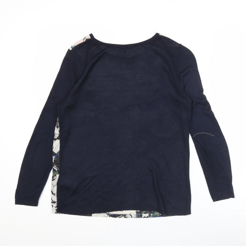 Warehouse Womens Multicoloured Floral Long Sleeve Top Size S