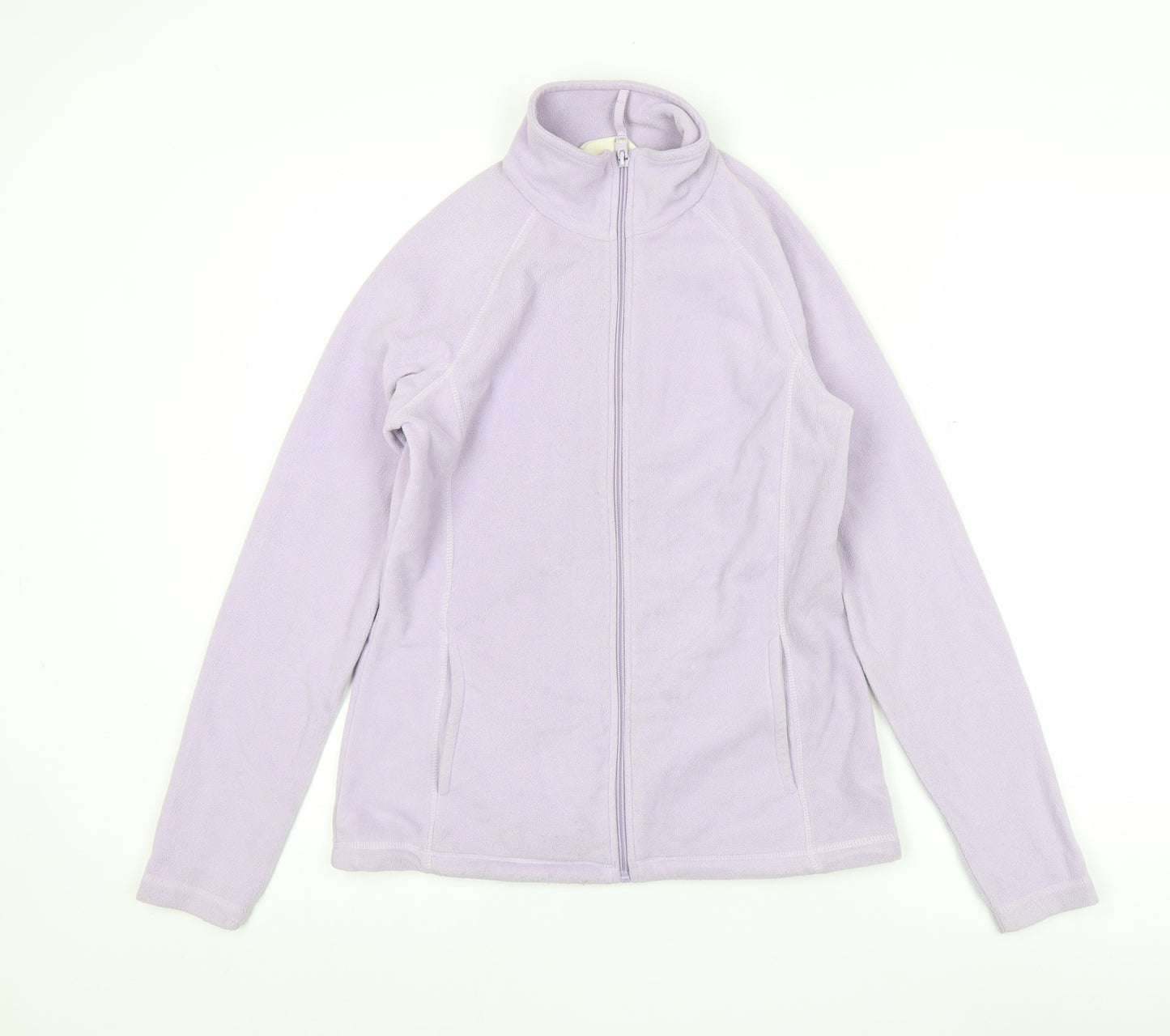 Mountain Warehouse Women Purple Fleece Jacket Size 8 Full Zip