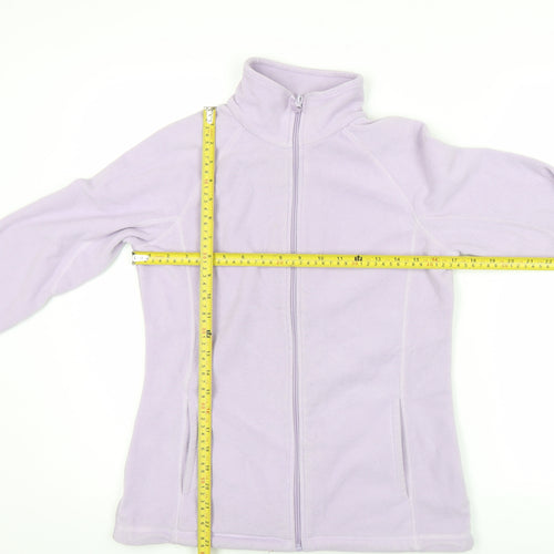 Mountain Warehouse Women Purple Fleece Jacket Size 8 Full Zip
