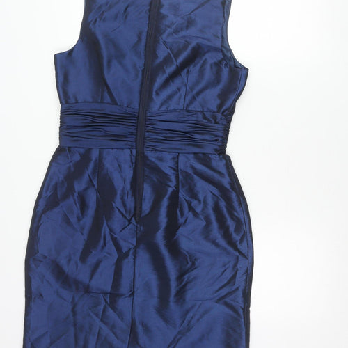 JS Boutique Women’s Blue Size 12 Knee Length Sheath Cocktail Dress