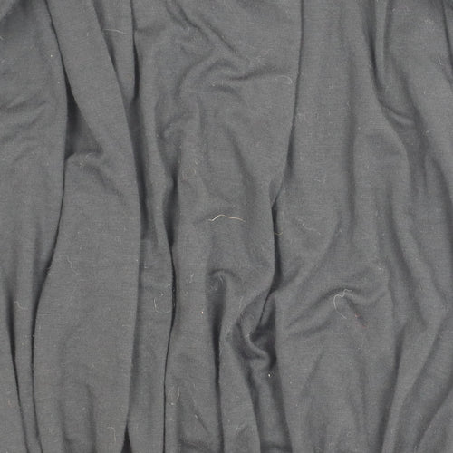 Betty Jackson Studio Womens Black Size 14 Square Neck Tunic Blouse