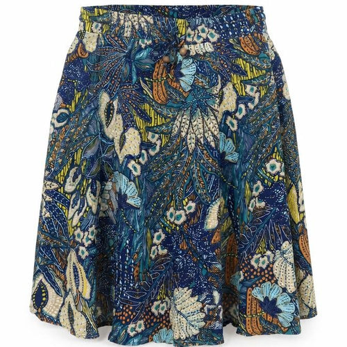 Louche Womens Multicoloured Floral A-Line Skirt Size 12 Viscose