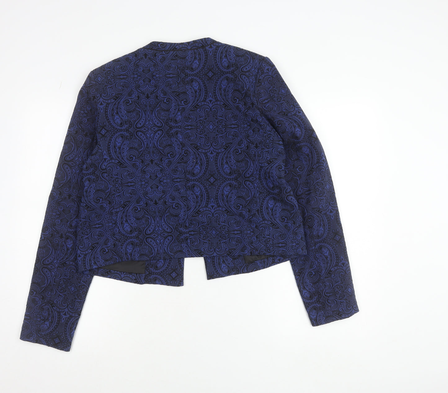 Atmosphere Women’s Blue Paisley Jacquard Suit Jacket Size 16