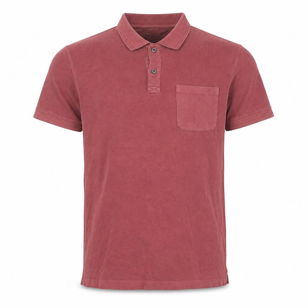Gap Men’s Red Cotton Polo Shirt M Short Sleeve Collared Casual