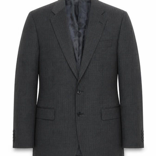 BHS Tailoring Men's Grey 42L Long Fit Suit Jacket Wool Blend