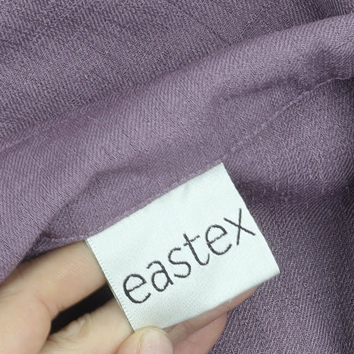 Eastex Women’s Purple Size 10 Shirt Dress Collared Short Sleeve