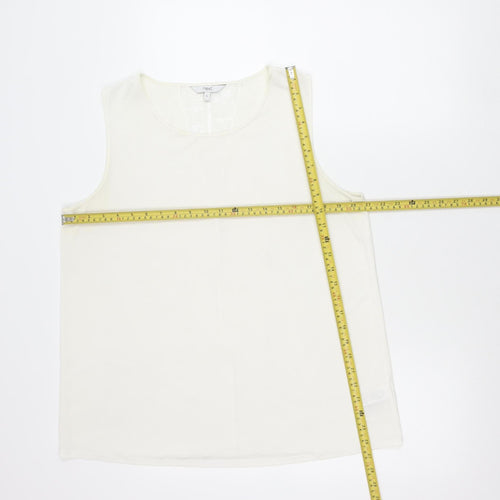 Next Women’s Ivory Lace Tank Top Size 16 Sleeveless Scoop Neck