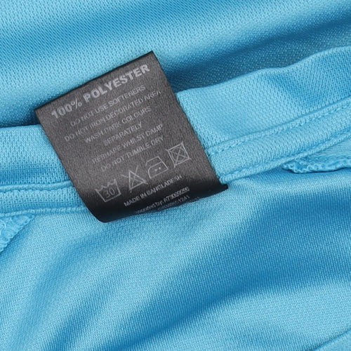 Men's Blue Great Manchester Half Running T-Shirt Small Polyester Activewear