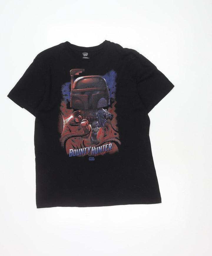 Funko Pop! Tees Star Wars Boba Fett Black Men's L Graphic T-Shirt