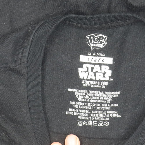Funko Pop! Tees Star Wars Boba Fett Black Men's L Graphic T-Shirt