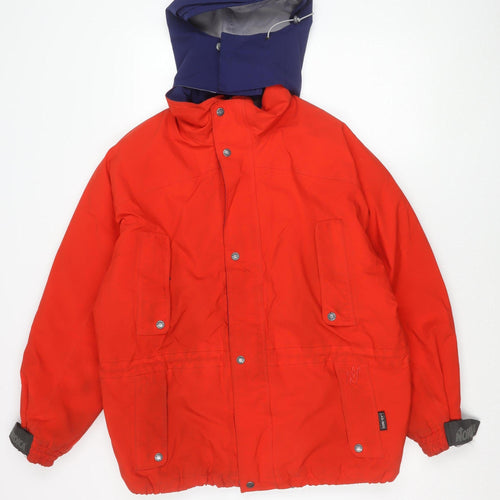 Nordica Mens Red Ski Jacket L Winter Hooded Sportswear