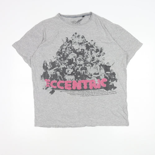 Dark Image by Petroleum Men's Grey XL Graphic Print T-Shirt