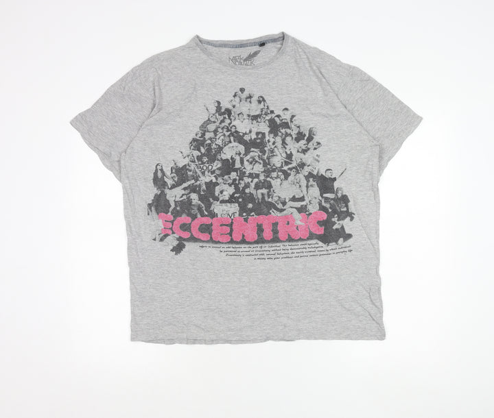 Dark Image by Petroleum Men's Grey XL Graphic Print T-Shirt