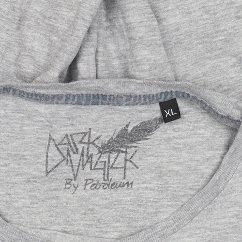 Dark Image by Petroleum Men's Grey XL Graphic Print T-Shirt