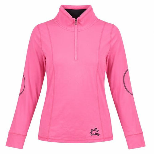 Gilly Hicks Women’s Pink 1/4 Zip Sweatshirt Size L Cotton Blend