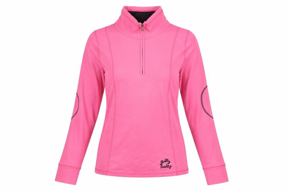 Gilly Hicks Women’s Pink 1/4 Zip Sweatshirt Size L Cotton Blend