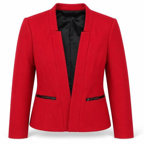 Planet Women’s Red Blazer Jacket UK 8 Slim Fit Workwear