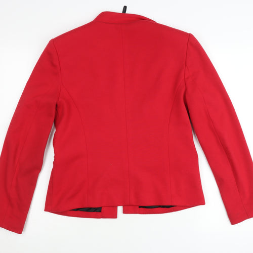 Planet Women’s Red Blazer Jacket UK 8 Slim Fit Workwear