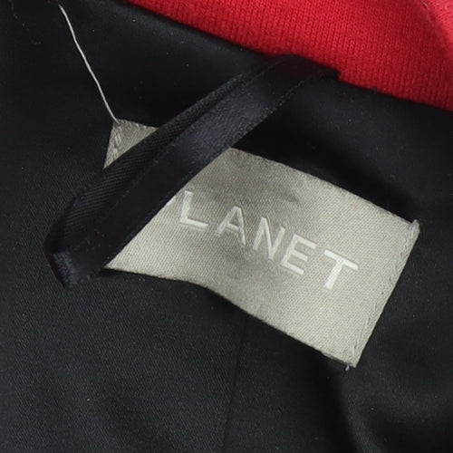 Planet Women’s Red Blazer Jacket UK 8 Slim Fit Workwear