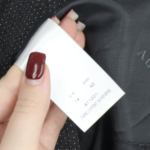 Alexon Women’s Grey Wool Blend Blazer UK 14 Classic Work Jacket