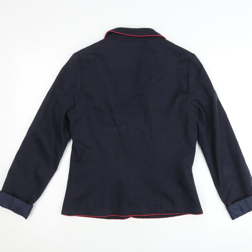 New Look Women's Blue Blazer UK 12 Regular Fit Tailored Jacket