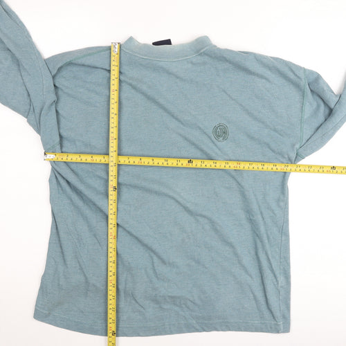 Watsons Leavies Men’s Blue XL Mock Neck Pullover Jumper Vintage