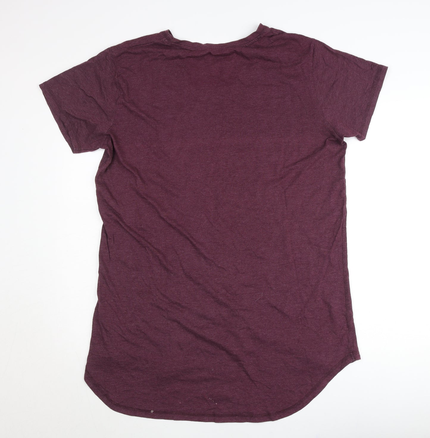 Harry Potter Womens Purple L T-Shirt Hogwarts Alumni Short Sleeve