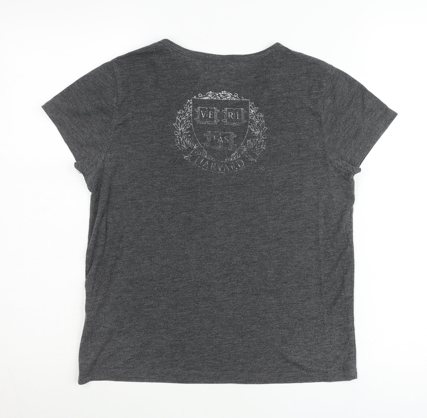 American Freshman Women’s Grey Harvard University T-Shirt Size 10