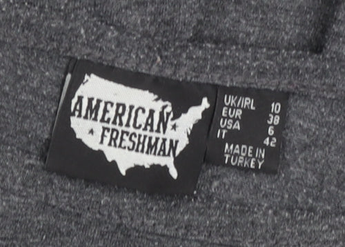 American Freshman Women’s Grey Harvard University T-Shirt Size 10