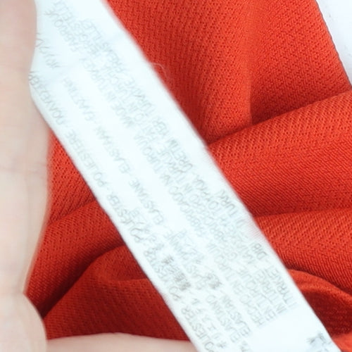 Zara Women Red Halter Camisole Tank Top S Cotton Blend Summer
