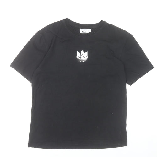 Adidas Men's Black M Short Sleeve Crew Neck Cotton T-Shirt