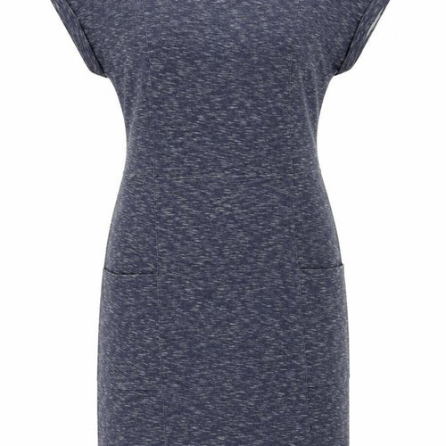 White Stuff Women’s Blue Cotton Shift Dress Size 14 Short Sleeve