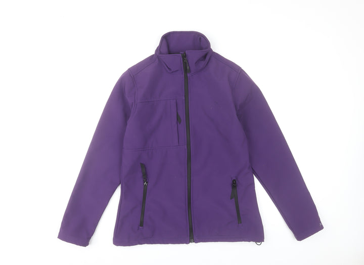 Regatta Women’s Purple Softshell Jacket UK 12 Full Zip Windproof