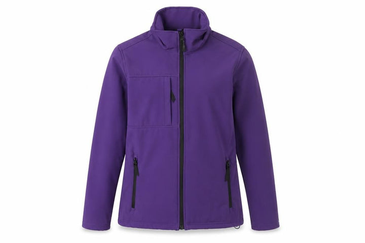 Regatta Women’s Purple Softshell Jacket UK 12 Full Zip Windproof