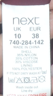 Next Women Red Lace Sleeveless Playsuit Size 10 Party Cocktail